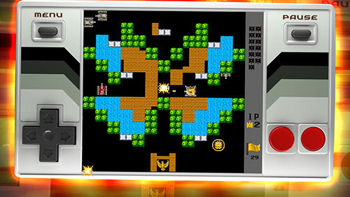 Gameplay of the Dendy tanks for Android phone or tablet.