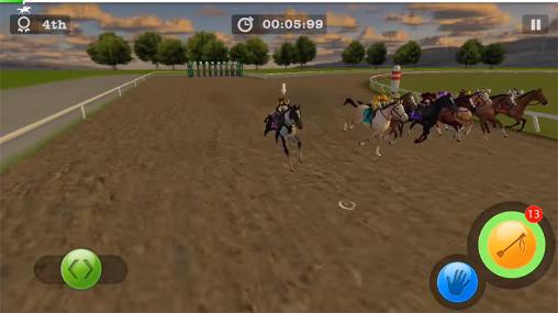 Gameplay of the Derby horse quest for Android phone or tablet.
