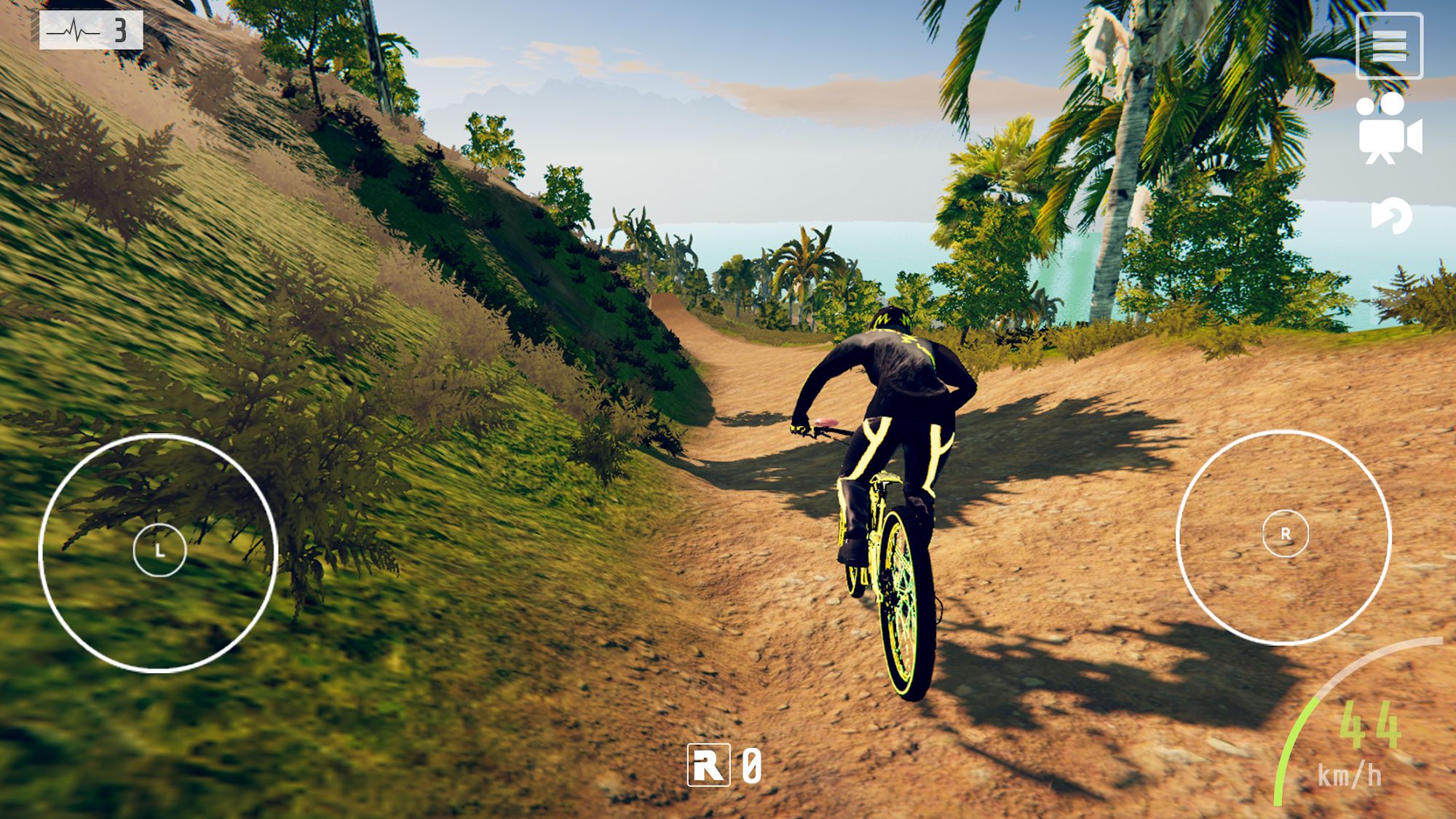 Descenders - Android game screenshots.