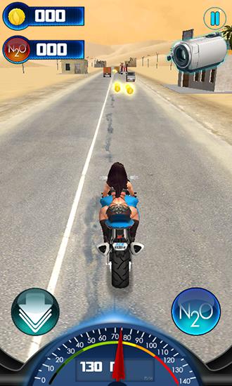 Gameplay of the Desert moto racing for Android phone or tablet.