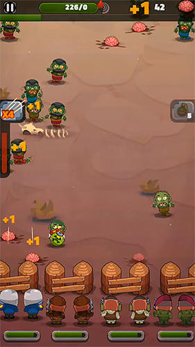 Gameplay of the Desert zombies for Android phone or tablet.