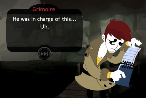 Gameplay of the Detective Grimoire for Android phone or tablet.