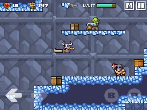 Gameplay of the Devious dungeon for Android phone or tablet.