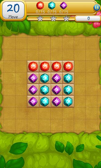 Gameplay of the Diamond dots splash for Android phone or tablet.