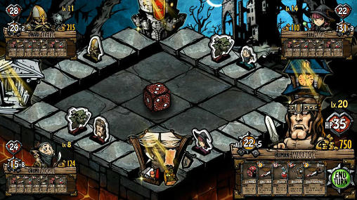 Gameplay of the Dicetiny: The lord of the dice for Android phone or tablet.