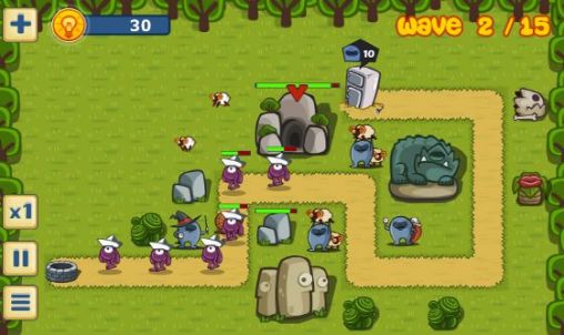 Gameplay of the Dididodo defense: Super fun for Android phone or tablet.