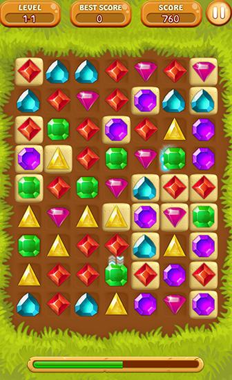 Gameplay of the Dig jewel: Legend for Android phone or tablet.
