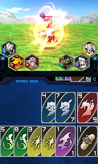 Gameplay of the Digimon heroes! for Android phone or tablet.