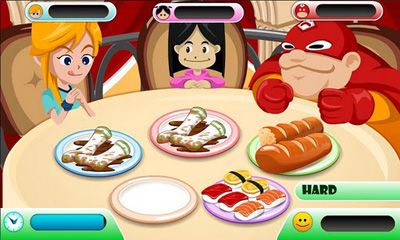 Gameplay of the Diner Frenzy HD for Android phone or tablet.