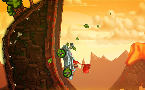 Dino world speed car racing - Android game screenshots.