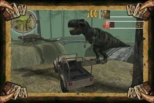 Gameplay of the Dino safari 2 for Android phone or tablet.