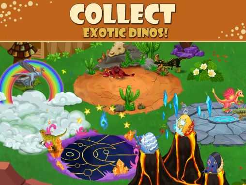 Gameplay of the Dino zoo for Android phone or tablet.