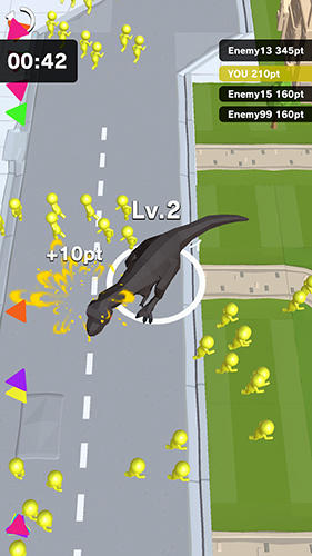 Dinosaur rampage - Android game screenshots.