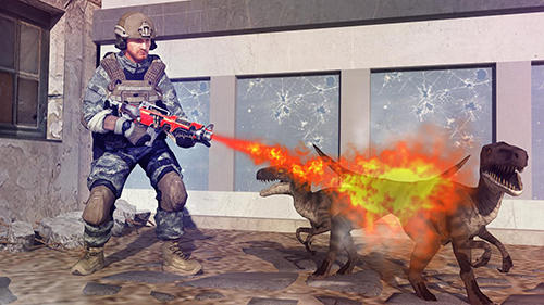 Dinosaur shooter 3D - Android game screenshots.