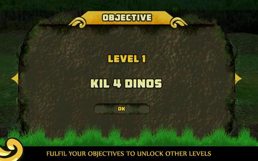 Gameplay of the Dinosaur chase: Deadly attack for Android phone or tablet.