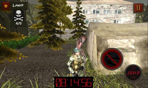 Gameplay of the Dinosaur war: Assassin 3D for Android phone or tablet.