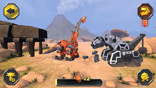 Gameplay of the Dinotrux: Trux it up! for Android phone or tablet.