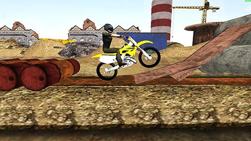 Gameplay of the Dirt bike: Extreme stunts 3D for Android phone or tablet.
