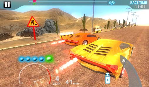Gameplay of the Dirt shift racer: DSR for Android phone or tablet.