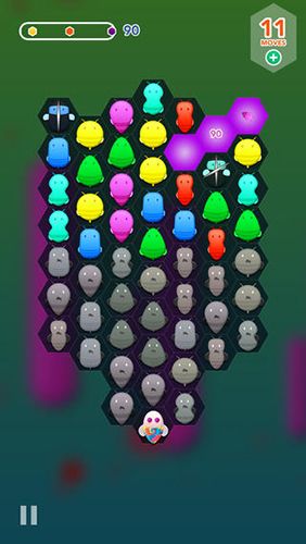 Gameplay of the Disco bees for Android phone or tablet.