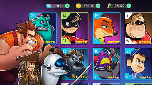 Disney heroes: Battle mode - Android game screenshots.