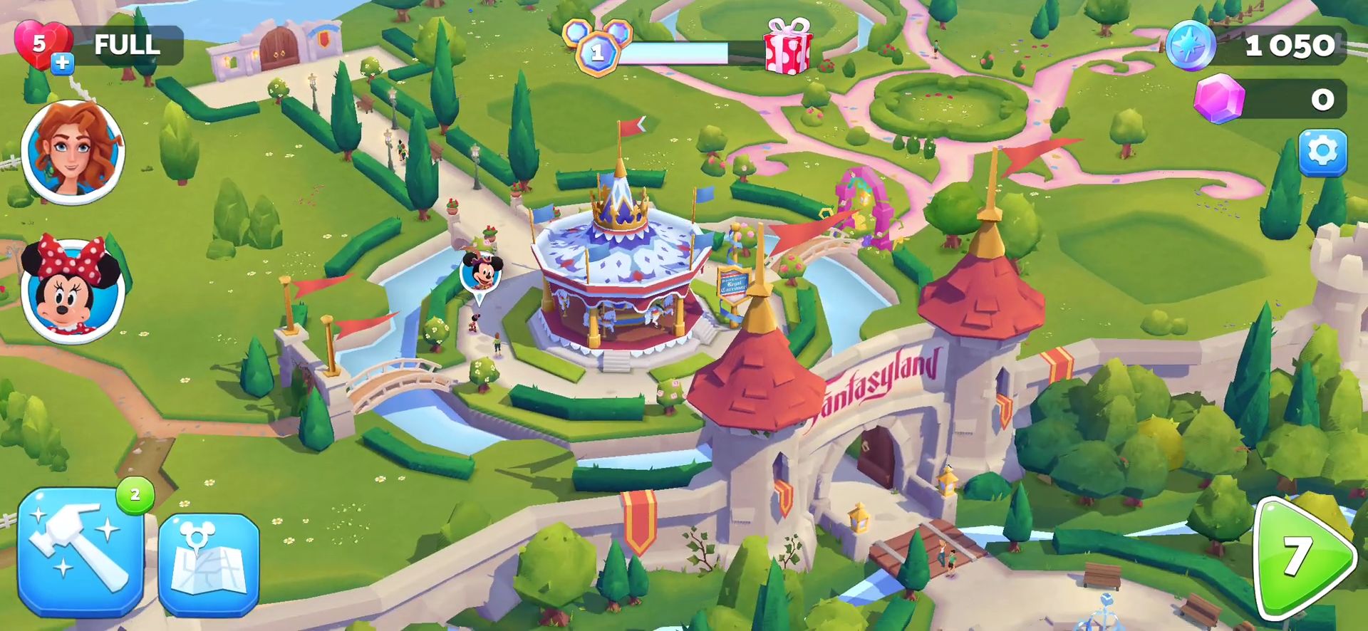 Disney Wonderful Worlds - Android game screenshots.