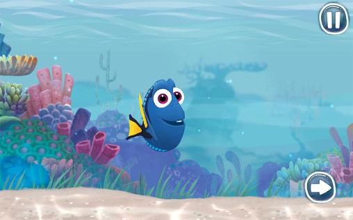 Gameplay of the Disney. Finding Dory: Just keep swimming for Android phone or tablet.