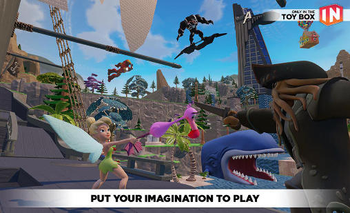 Gameplay of the Disney infinity: Toy box 3.0 for Android phone or tablet.