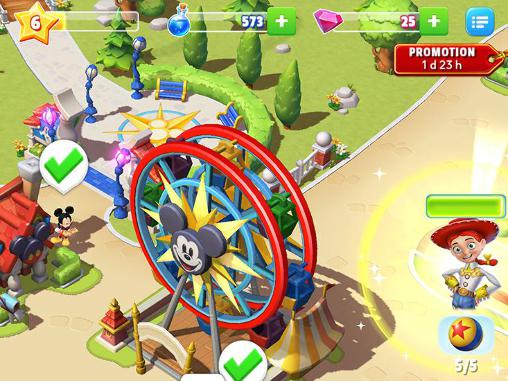 Gameplay of the Disney: Magic kingdoms for Android phone or tablet.