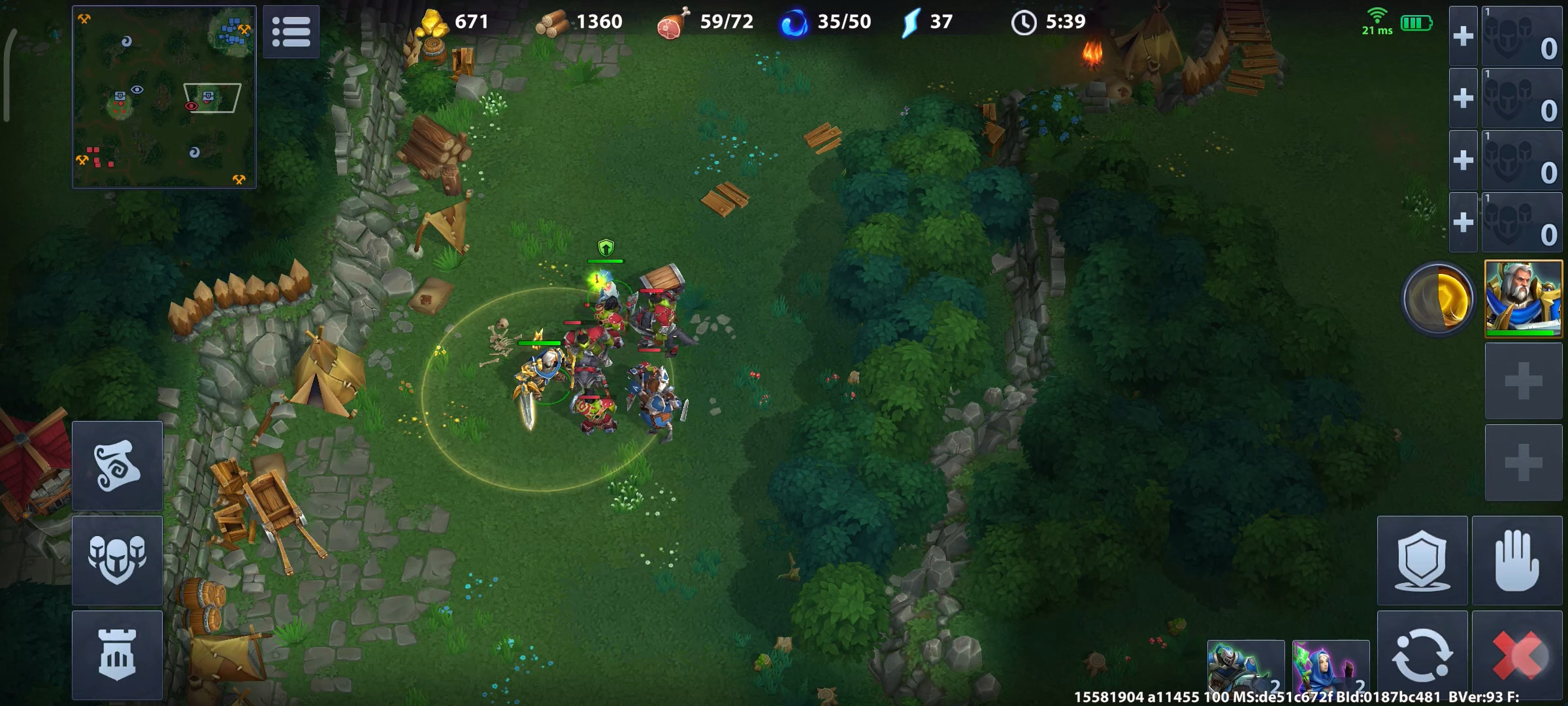 War Legends: RTS - Android game screenshots.