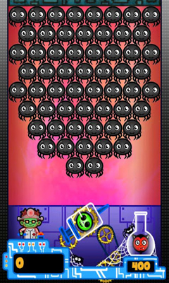 Gameplay of the Doctor Bubble Halloween for Android phone or tablet.