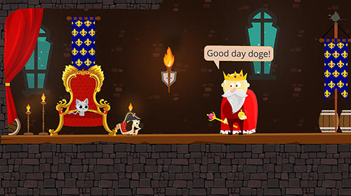 Doge and the lost kitten - Android game screenshots.