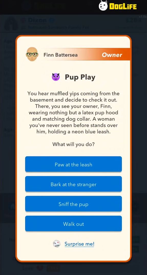 DogLife: BitLife Dogs - Android game screenshots.