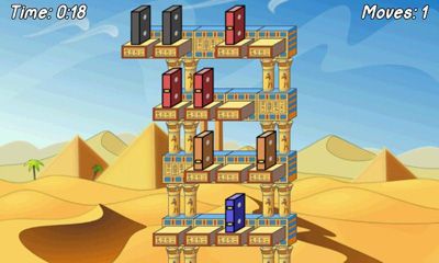 Gameplay of the Domino Run for Android phone or tablet.