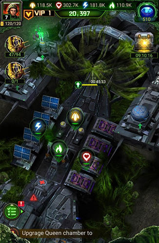 Doom of aliens - Android game screenshots.
