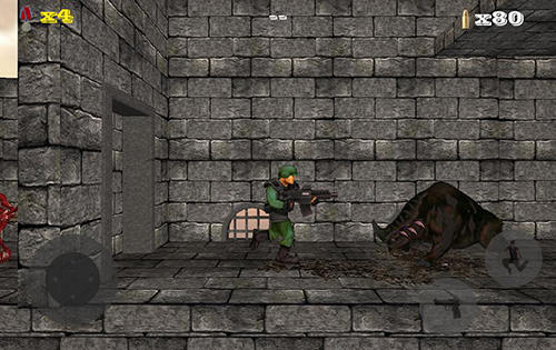 Doom of zombie killer - Android game screenshots.