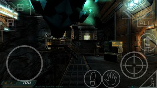 Gameplay of the DOOM 3 for Android phone or tablet.