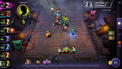 Dota underlords - Android game screenshots.