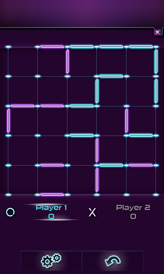 Gameplay of the Dots and boxes neo: Premium for Android phone or tablet.