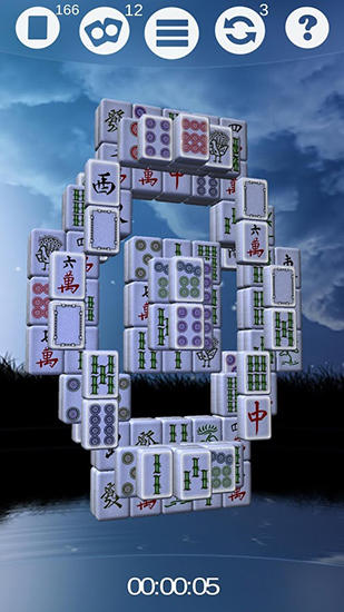 Gameplay of the Doubleside zen mahjong for Android phone or tablet.
