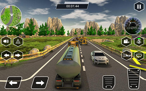Dr. Truck driver: Real truck simulator 3D - Android game screenshots.