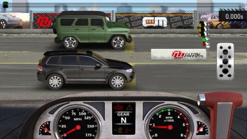 Gameplay of the Drag racing 4x4 for Android phone or tablet.
