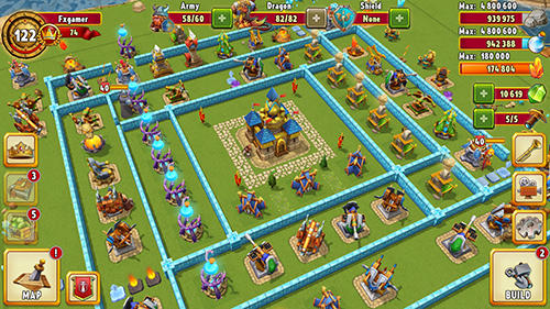 Dragon lords 3D strategy - Android game screenshots.