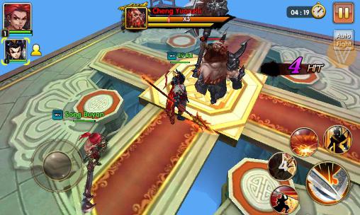 Gameplay of the Dragon blade: An era of state war for Android phone or tablet.