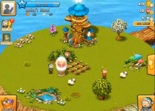 Gameplay of the Dragon friends for Android phone or tablet.