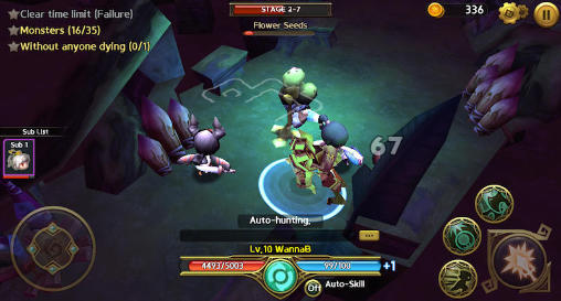 Gameplay of the Dragon nest: Labyrinth for Android phone or tablet.