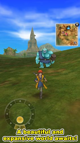 Gameplay of the Dragon quest 8: Journey of the Cursed King for Android phone or tablet.