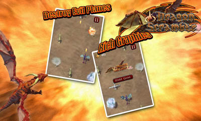 Gameplay of the Dragon Scramble for Android phone or tablet.
