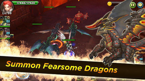 Gameplay of the Dragon striker for Android phone or tablet.