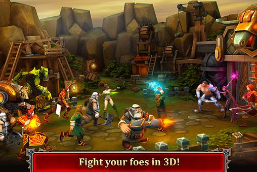 Gameplay of the Dragon warlords for Android phone or tablet.